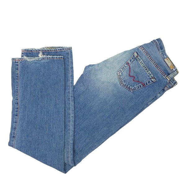 AG Adriano Goldschmied The Rider Jeans Womens Size 27R Denim Medium Wash - Picture 4 of 9